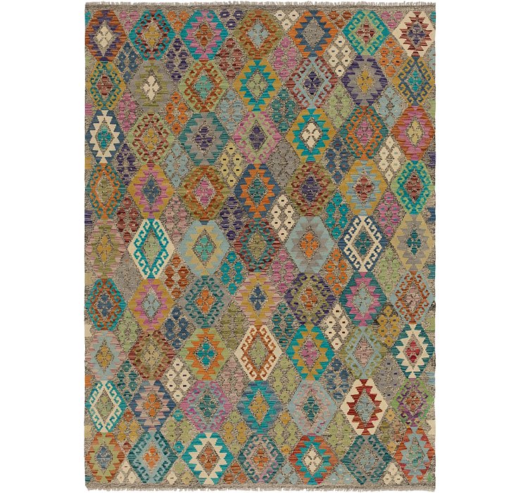 6' 3 x 8' 6 Kilim Modern Rug