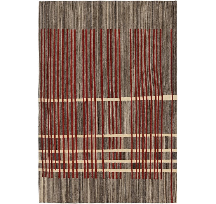 5' 6 x 8' 2 Kilim Modern Rug