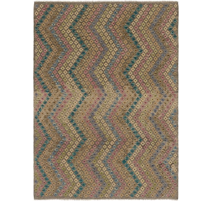 5' 10 x 8' Kilim Modern Rug