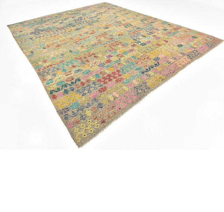 10' 4 x 13' Kilim Modern Rug