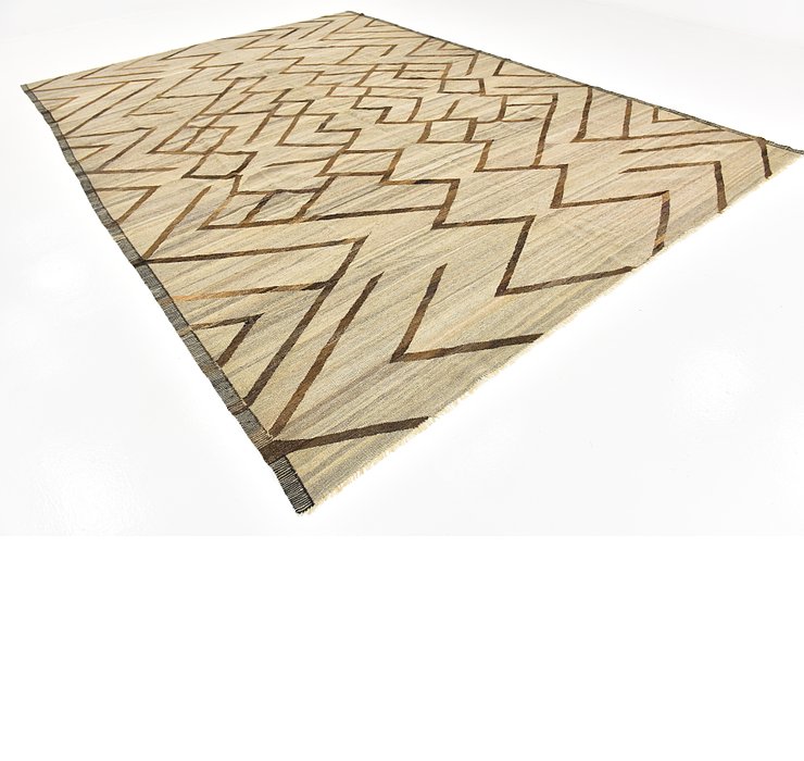 10' x 14' 3 Kilim Modern Rug