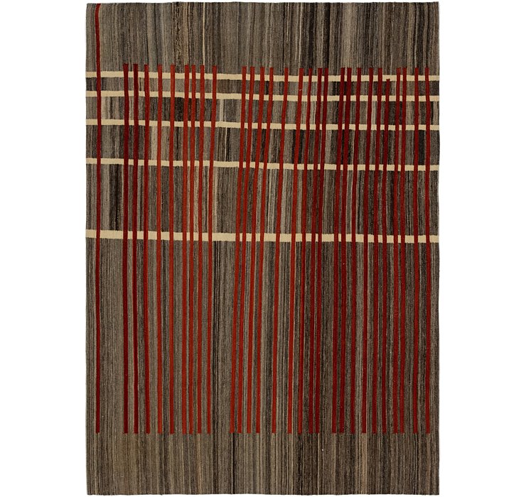 5' 10 x 8' 3 Kilim Modern Rug
