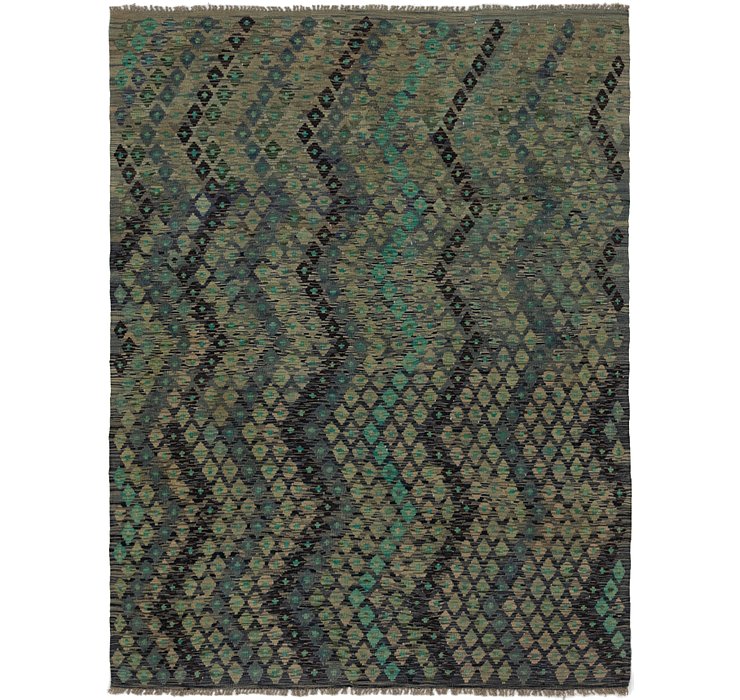 6' 4 x 8' Kilim Modern Rug