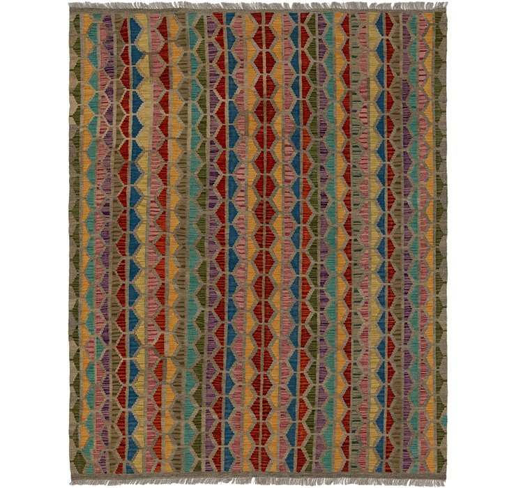 6' 4 x 7' 9 Kilim Modern Rug