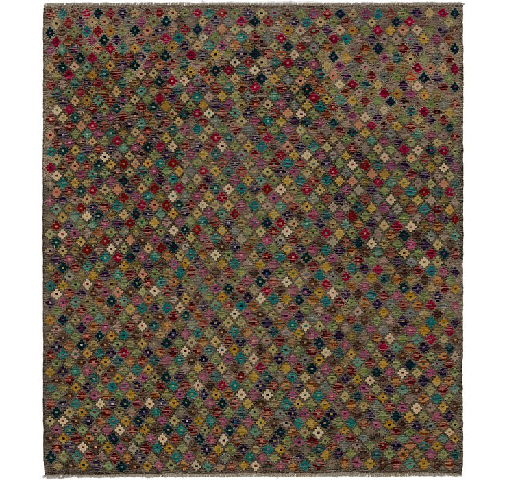 5' 2 x 8' 2 Kilim Modern Rug