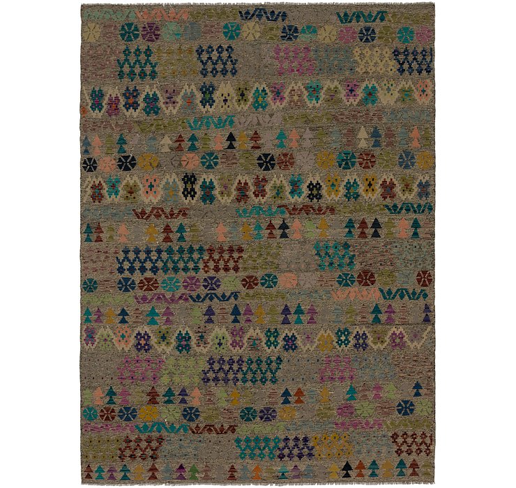 8' 7 x 11' 8 Kilim Modern Rug
