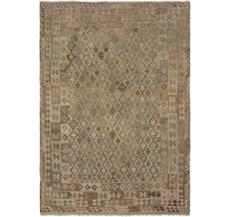 6' 8 x 9' 7 Kilim Maymana Rug