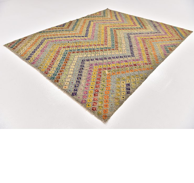 6' x 7' 5 Kilim Modern Rug