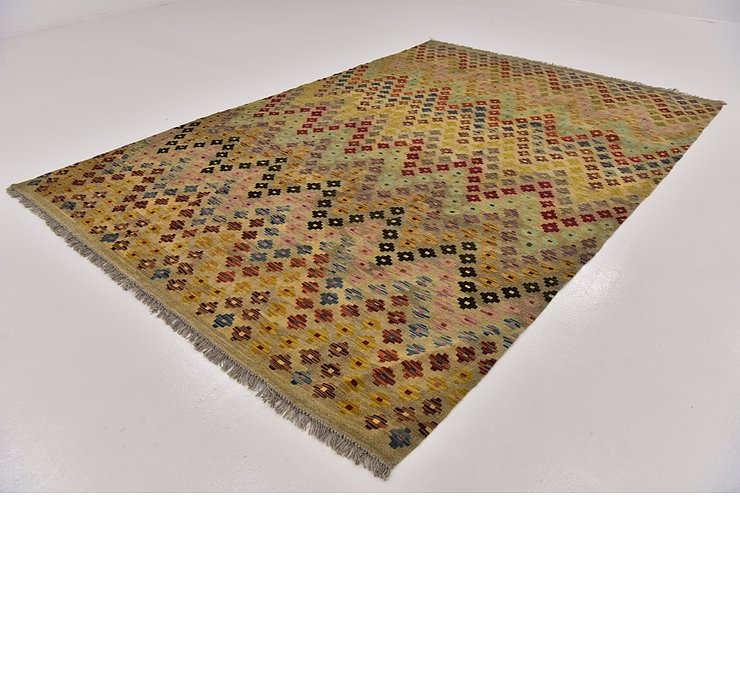 6' 8 x 9' 10 Kilim Modern Rug