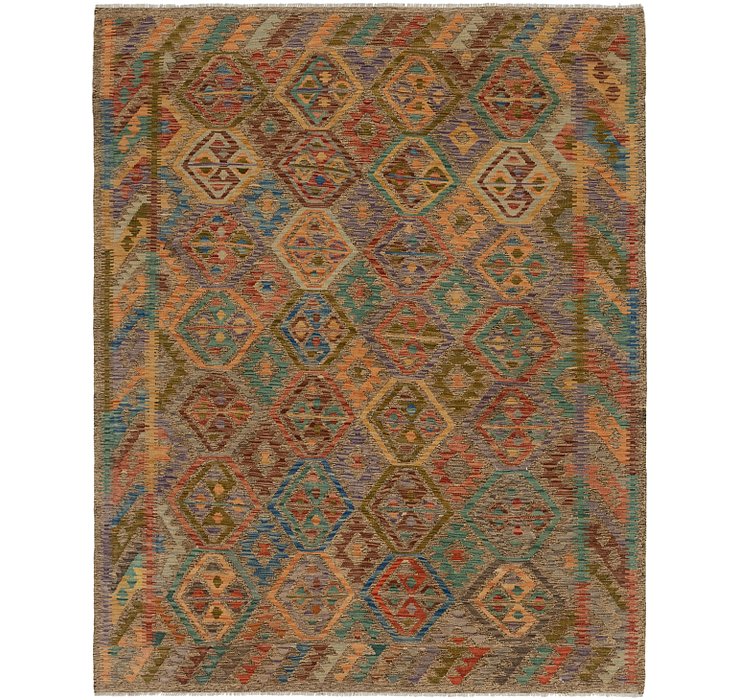 6' 7 x 8' 4 Kilim Modern Rug