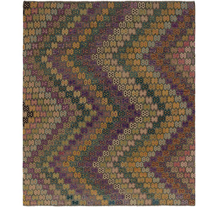 10' 8 x 12' 9 Kilim Modern Rug