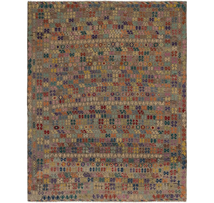 10' 4 x 13' 2 Kilim Modern Rug