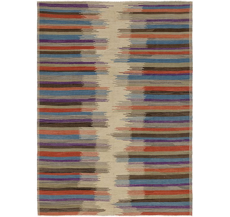 10' x 14' 2 Kilim Modern Rug
