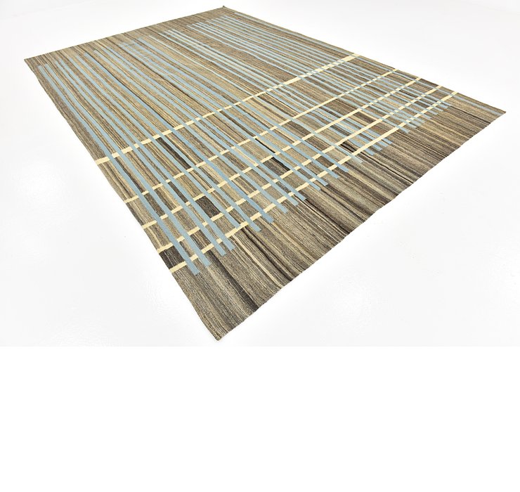 8' x 11' 10 Kilim Modern Rug