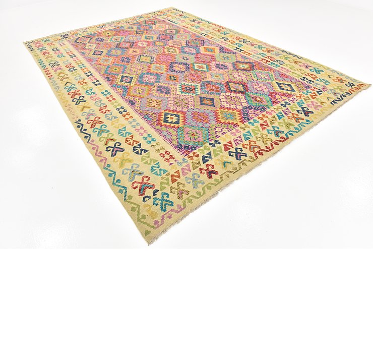 8' 3 x 11' 4 Kilim Maymana Rug