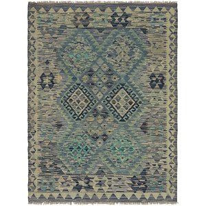 Unique Loom 3' 7 x 4' 10 Kilim Maymana Rug