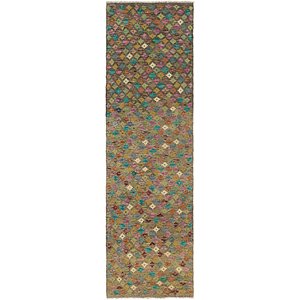 Unique Loom 2' 7 x 9' 5 Kilim Modern Runner Rug