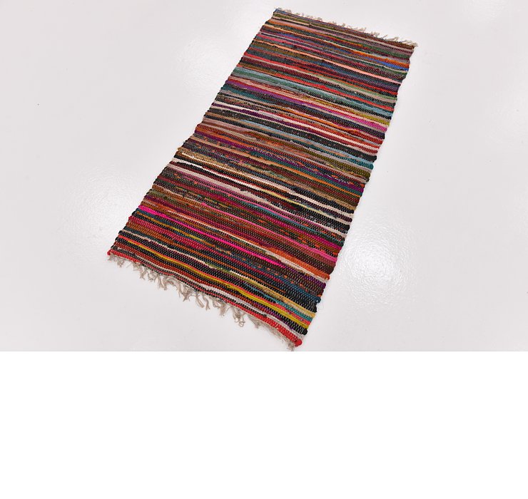2' 4 x 4' 8 Chindi Cotton Rug