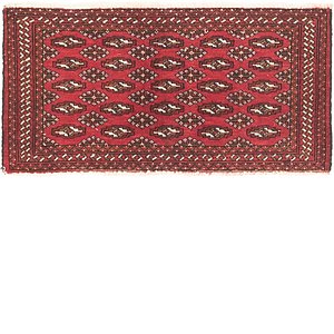 HandKnotted 1' 8 x 3' 4 Torkaman Persian Rug