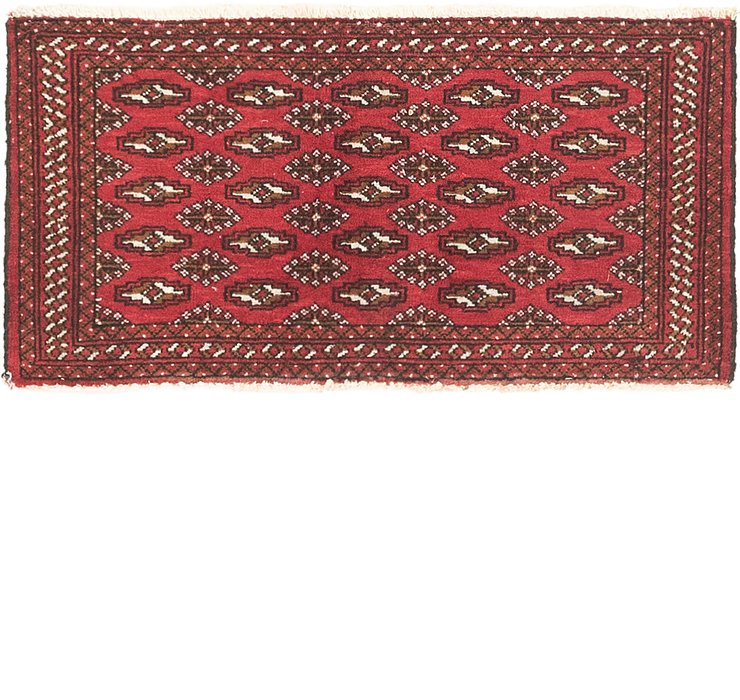 1' 8 x 3' 4 Torkaman Persian Rug