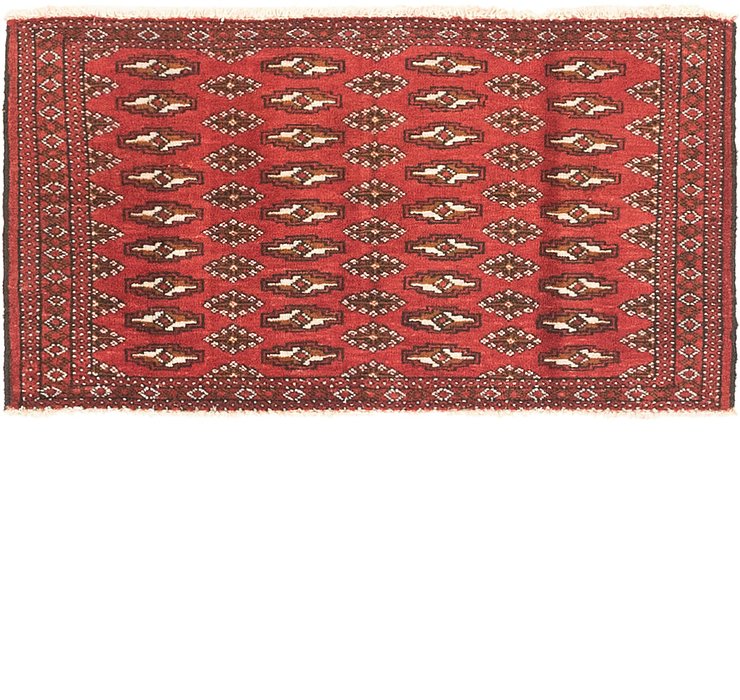 1' 10 x 3' 7 Torkaman Persian Rug