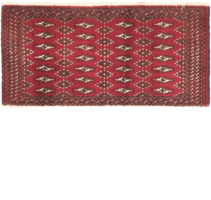 1' 7 x 3' 4 Torkaman Persian Rug