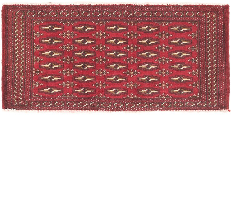 1' 8 x 3' 5 Torkaman Persian Rug