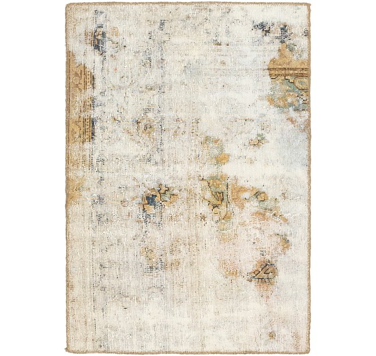 75cm x 112cm Ultra Vintage Persian Rug