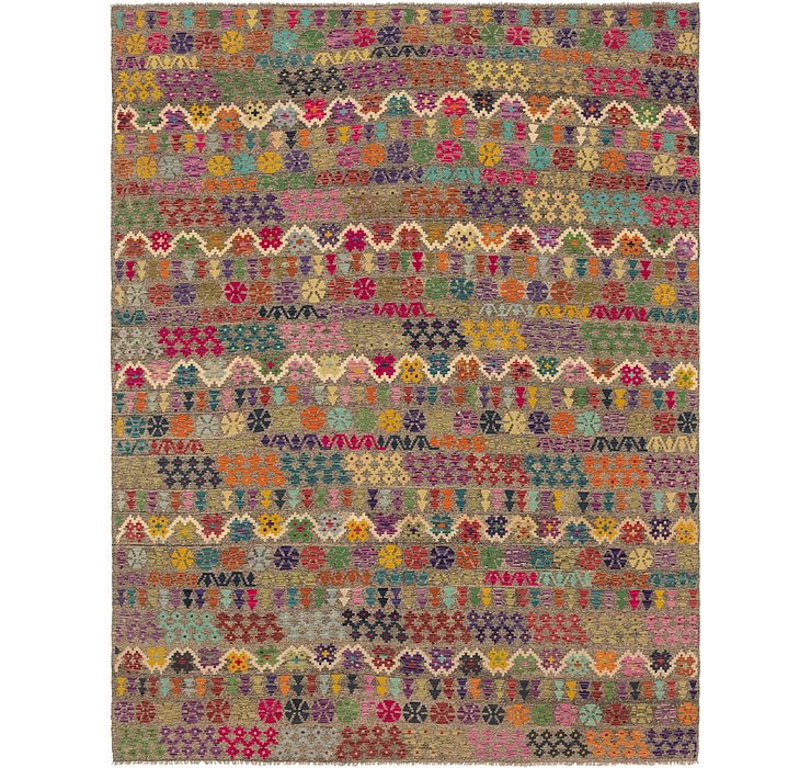10' x 13' Kilim Modern Rug