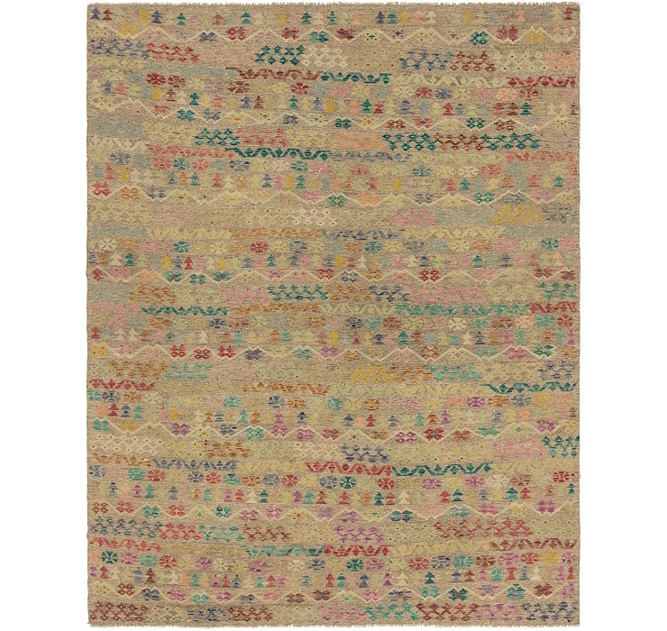 10' 3 x 13' 2 Kilim Modern Rug