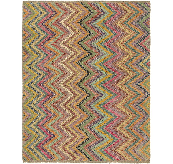 8' 8 x 11' 2 Kilim Modern Rug