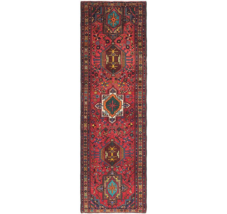 3' 5 x 12' 6 Gharajeh Persian Runner...