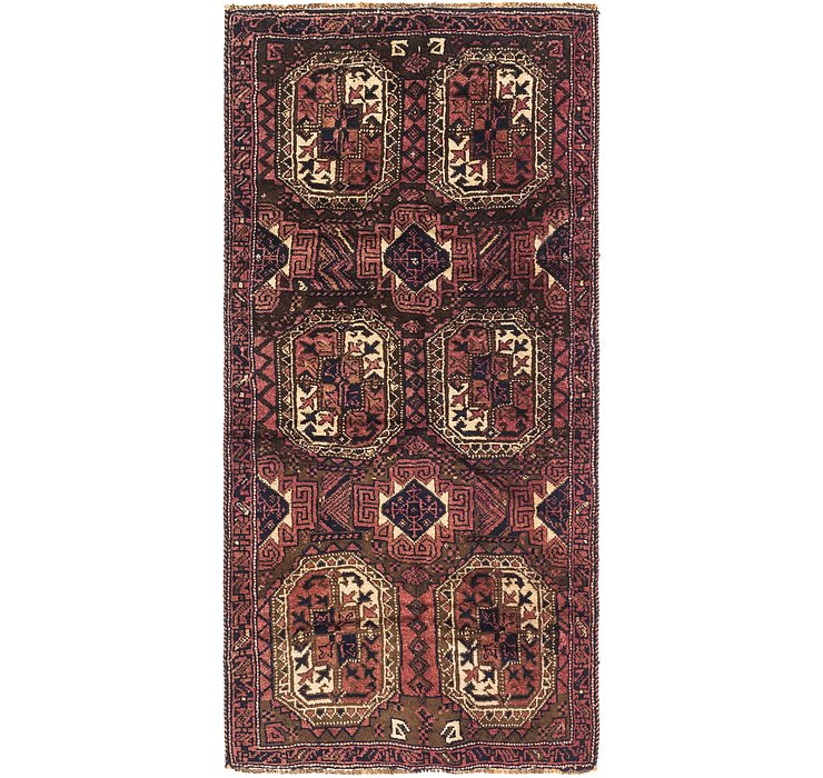 3' 10 x 7' 10 Shiraz Persian Runner Rug