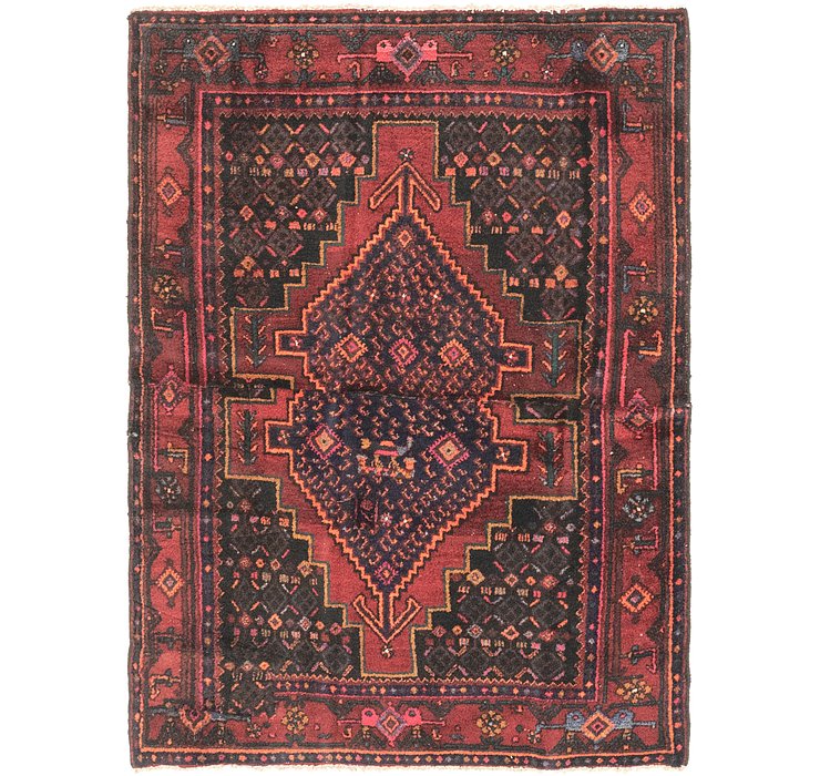 4' 5 x 5' 9 Senneh Persian Rug