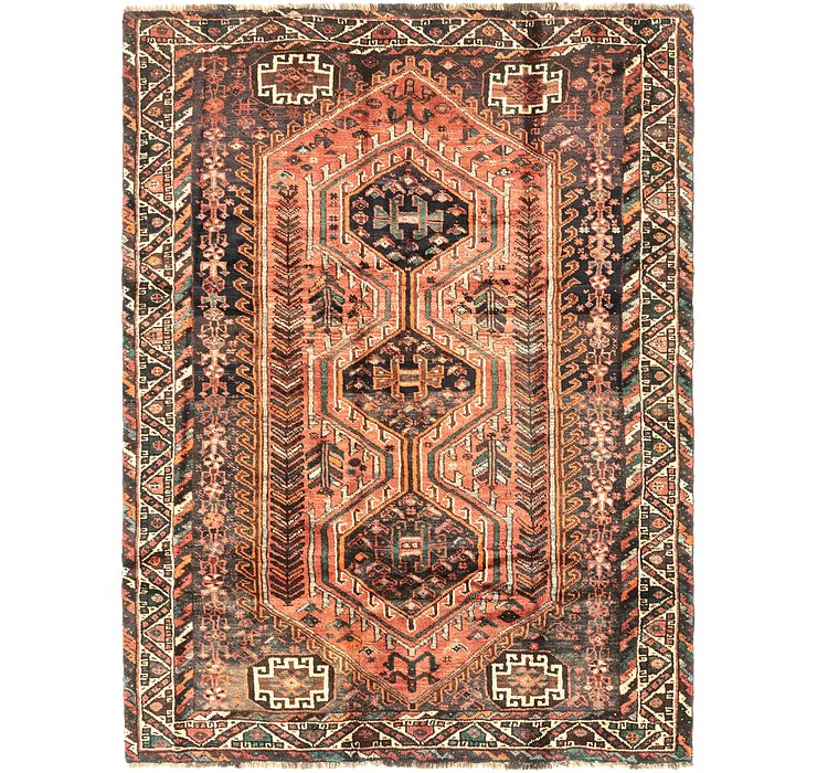 5' 10 x 7' 8 Ghashghaei Persian Rug