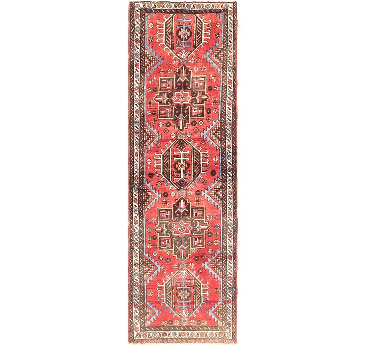3' x 10' 7 Gharajeh Persian Runner...
