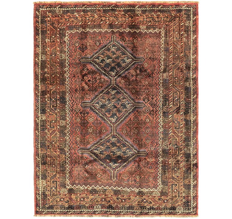 6' 3 x 8' Ghashghaei Persian Rug