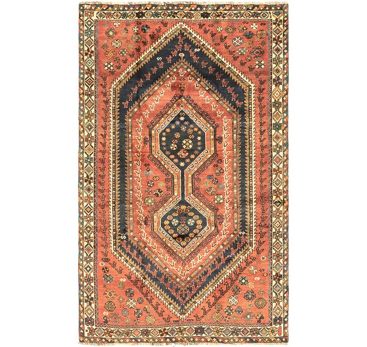 4' 10 x 8' Ghashghaei Persian Rug
