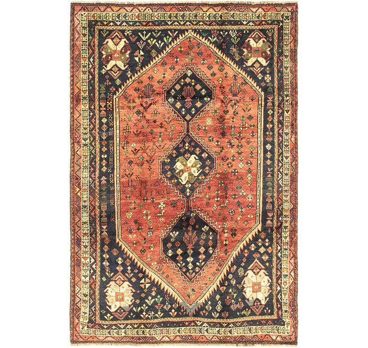 5' 9 x 8' 9 Ghashghaei Persian Rug