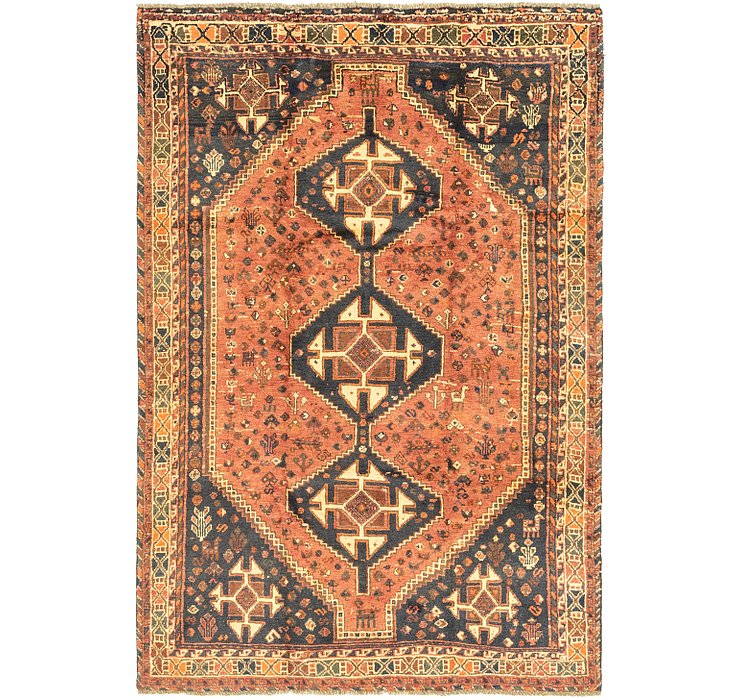 5' 5 x 8' 3 Ghashghaei Persian Rug