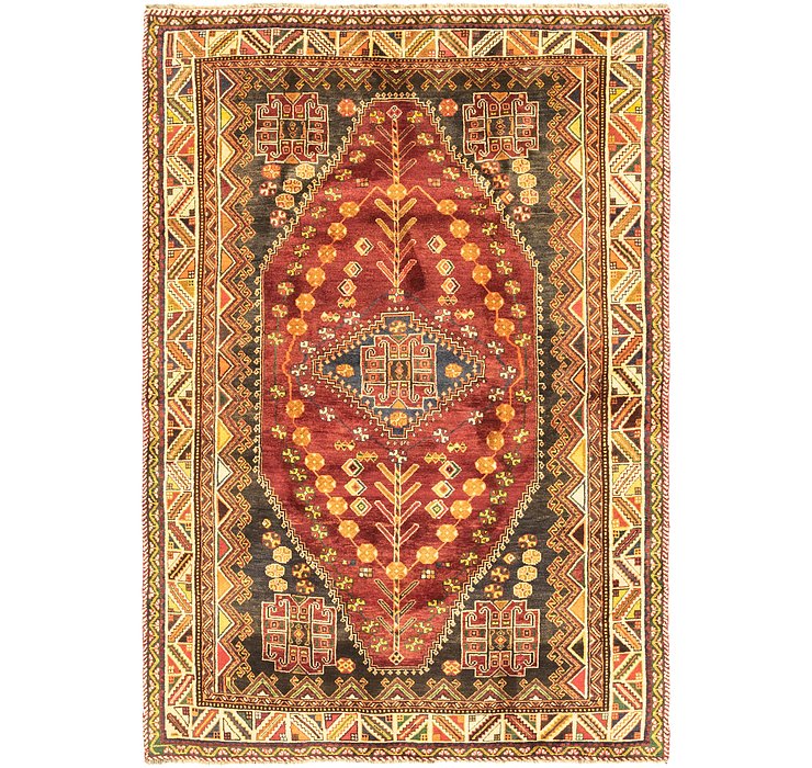 5' 2 x 8' Ghashghaei Persian Rug