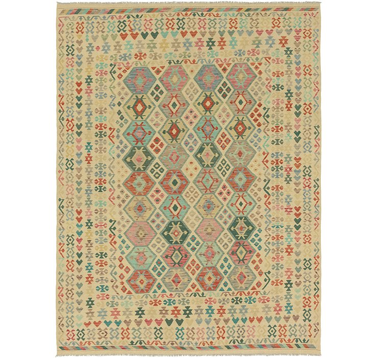 8' 5 x 11' 4 Kilim Maymana Rug