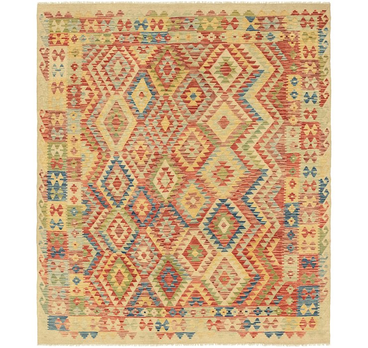 200cm x 245cm Kilim Maymana Rug