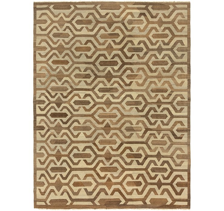 9' 2 x 12' 3 Kilim Modern Rug