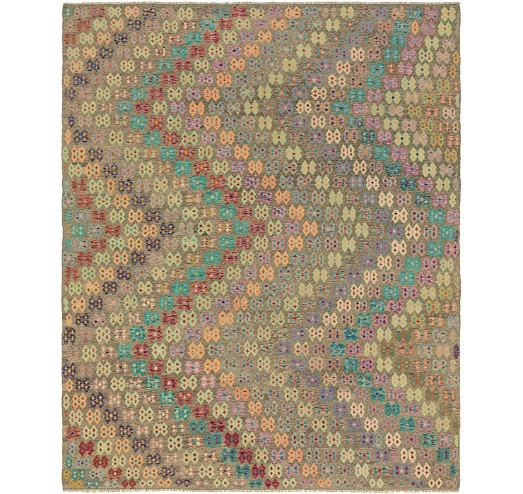 10' 4 x 13' Kilim Modern Rug