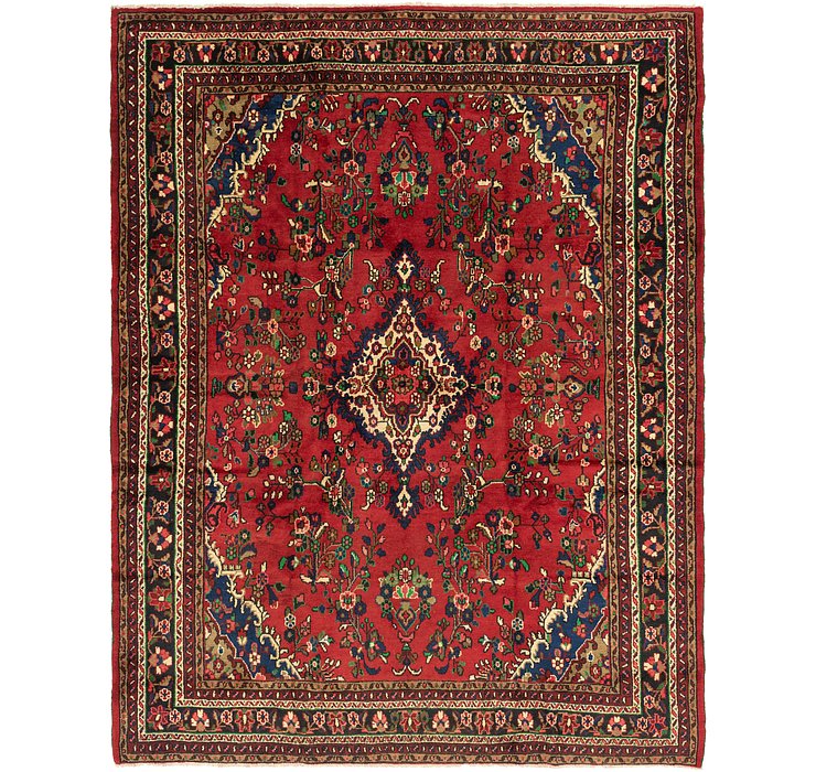 9' x 11' 8 Hamedan Persian Rug