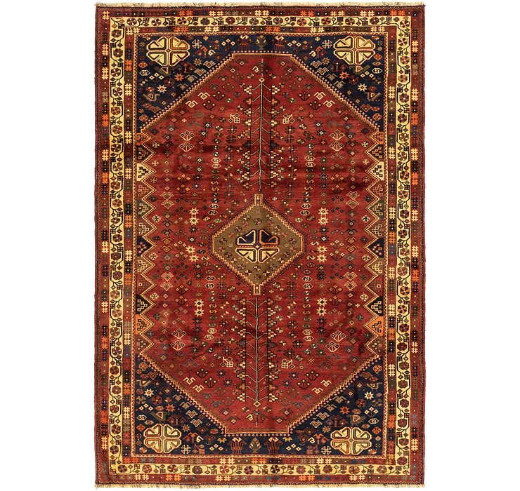 6' 7 x 9' 9 Ghashghaei Persian Rug