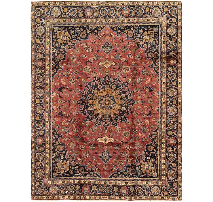 9' 2 x 12' 3 Mashad Persian Rug