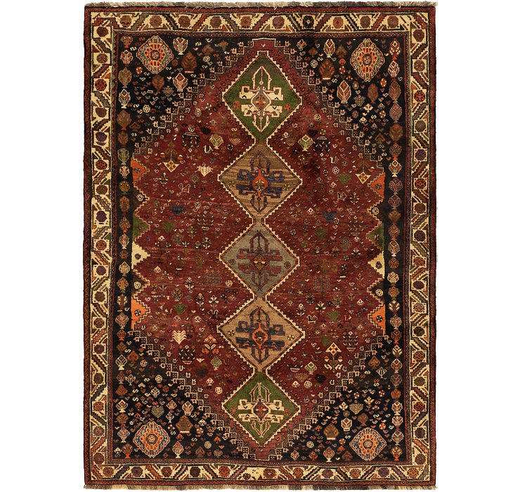 5' 5 x 7' 9 Ghashghaei Persian Rug