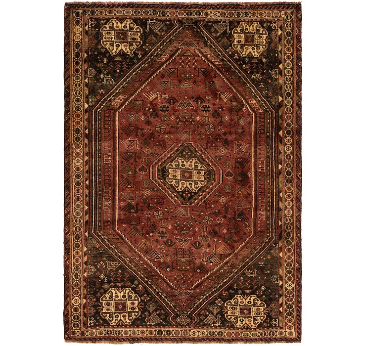 5' 9 x 8' 4 Ghashghaei Persian Rug